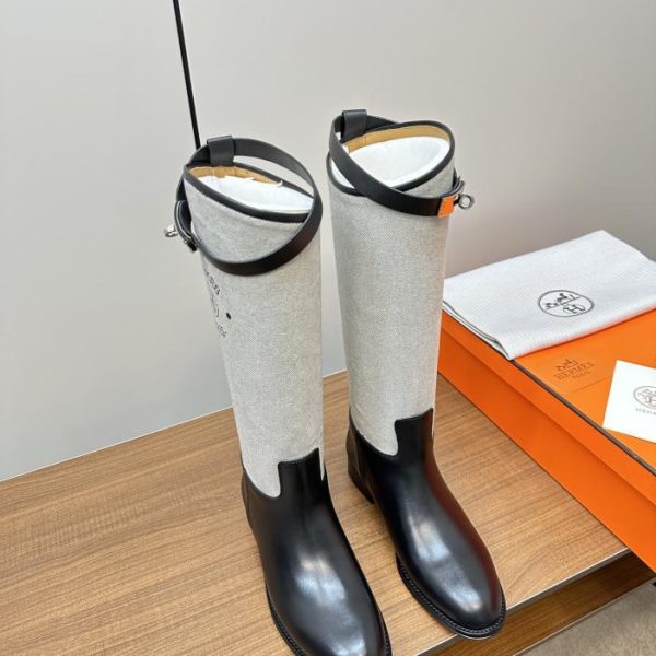 repliche,replica,perfette,siti di,affidabili,migliori siti,dove comprare,1:1,scarpe da ginnastica Gli stivali da pilota con chiusura Kelly Jumping dell’edizione più alta di Hermès
