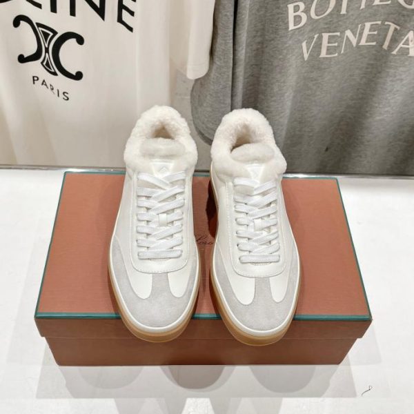 repliche,replica,perfette,siti di,affidabili,migliori siti,dove comprare,1:1,scarpe da ginnastica Mocassini classici in pelliccia stringati di Loro Piana