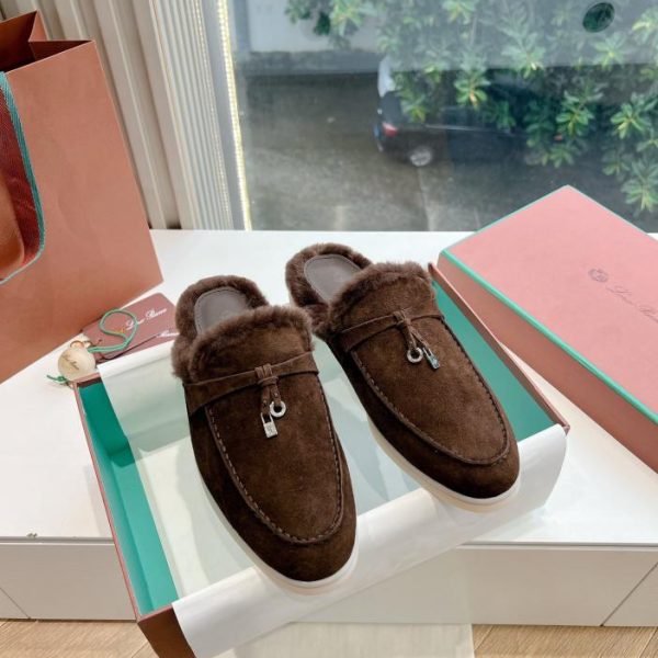 repliche,replica,perfette,siti di,affidabili,migliori siti,dove comprare,1:1,scarpe da ginnastica Mocassini classici con punta pelosa di Loro Pian