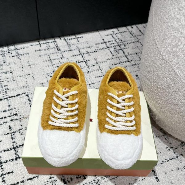 Marni nuove scarpe pelose super Q per l'autunno inverno