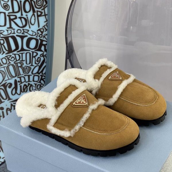 Scarpe Prada in lana autunno inverno