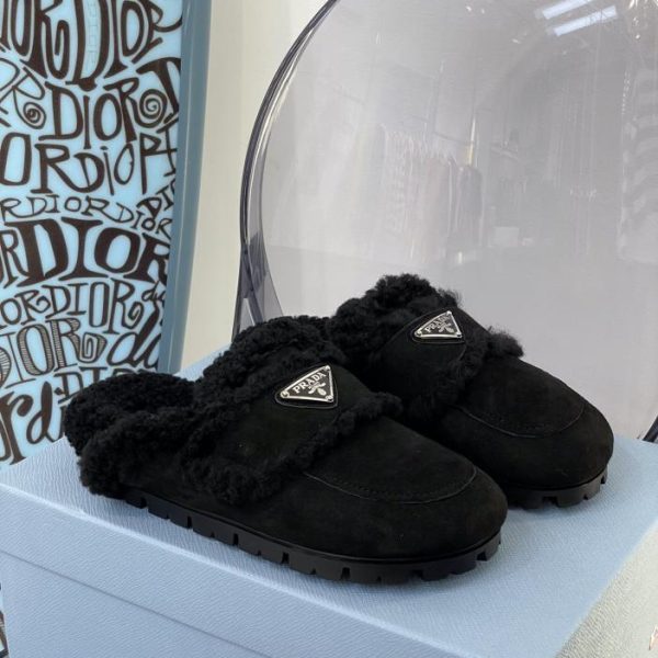 Scarpe Prada in lana autunno inverno
