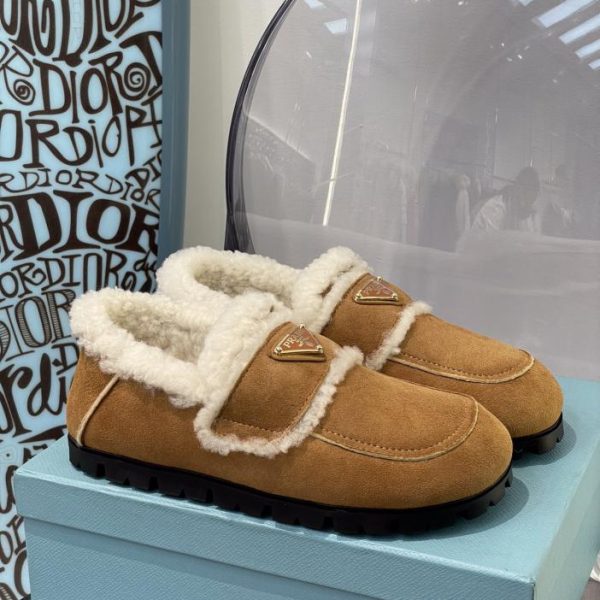 Scarpe Prada in lana autunno inverno
