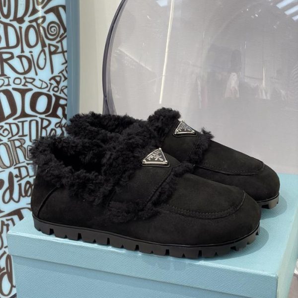 Scarpe Prada in lana autunno inverno