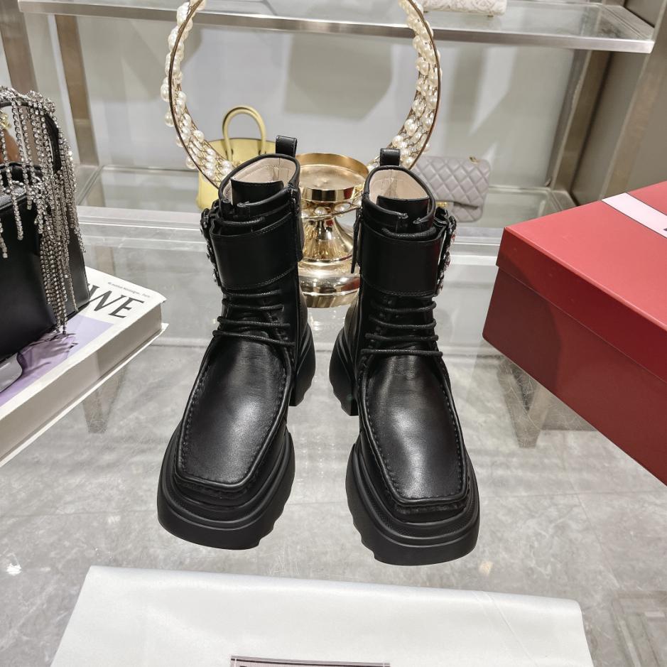 repliche,replica,perfette,siti di,affidabili,migliori siti,dove comprare,1:1,scarpe da ginnastica Suola con plateau Chelsea con diamanti quadrati Roger Vivier