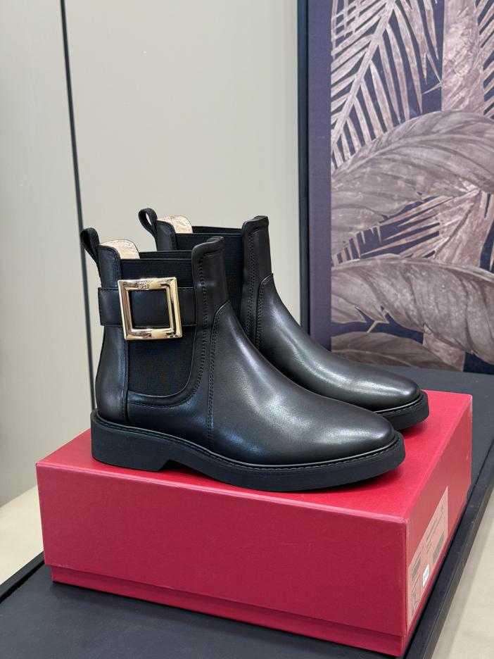 repliche,replica,perfette,siti di,affidabili,migliori siti,dove comprare,1:1,scarpe da ginnastica Stivaletti Chelsea Roger Vivier con fibbia quadrata