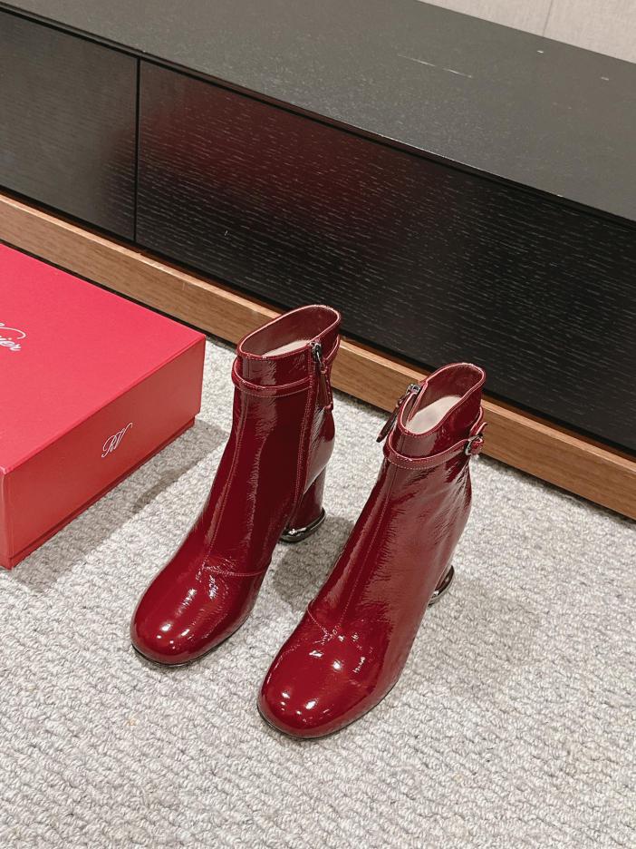 repliche,replica,perfette,siti di,affidabili,migliori siti,dove comprare,1:1,scarpe da ginnastica Stivaletti Chelsea color carne Roger Vivier con tacco grosso