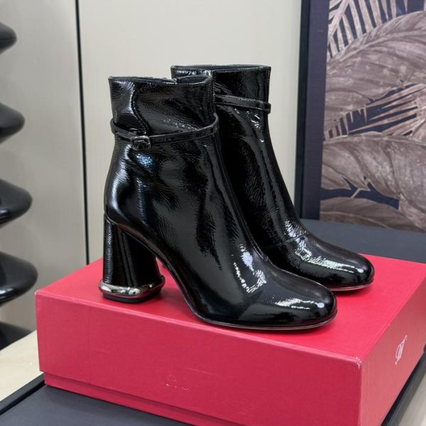 repliche,replica,perfette,siti di,affidabili,migliori siti,dove comprare,1:1,scarpe da ginnastica Stivaletti Roger VivierIViv’ Podium in vernice