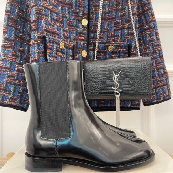 repliche,replica,perfette,siti di,affidabili,migliori siti,dove comprare,1:1,scarpe da ginnastica Maison Margiela｜MM6 Stivaletti Chelsea autunnali e invernali con punta divisa