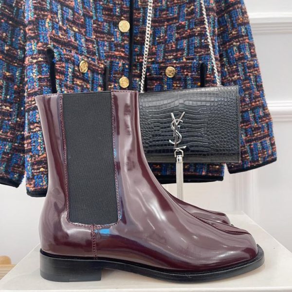 repliche,replica,perfette,siti di,affidabili,migliori siti,dove comprare,1:1,scarpe da ginnastica Maison Margiela｜MM6 Stivaletti Chelsea autunnali e invernali con punta divisa