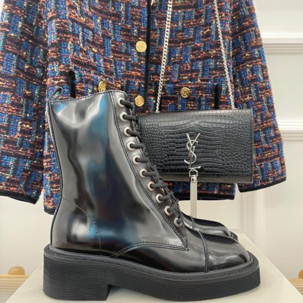 repliche,replica,perfette,siti di,affidabili,migliori siti,dove comprare,1:1,scarpe da ginnastica Maison Margiela｜Stivali da moto stringati con punta quadrata MM6