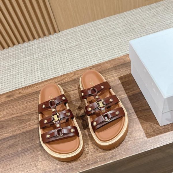 repliche,replica,perfette,siti di,affidabili,migliori siti,dove comprare,1:1,scarpe da ginnastica [Versione top] Le nuove pantofole con la suola spessa di Celine