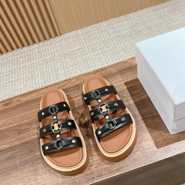 repliche,replica,perfette,siti di,affidabili,migliori siti,dove comprare,1:1,scarpe da ginnastica [Versione top] Le nuove pantofole con la suola spessa di Celine