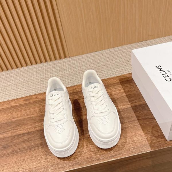 repliche,replica,perfette,siti di,affidabili,migliori siti,dove comprare,1:1,scarpe da ginnastica [Versione top] Scarpe casual bianche con suola spessa color block Celine