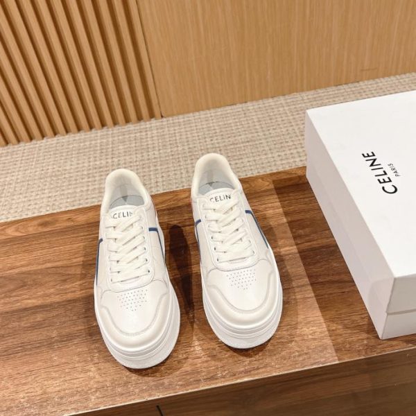 repliche,replica,perfette,siti di,affidabili,migliori siti,dove comprare,1:1,scarpe da ginnastica [Versione top] Scarpe casual bianche con suola spessa color block Celine