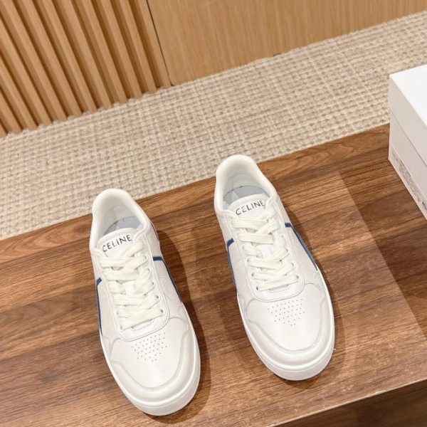 repliche,replica,perfette,siti di,affidabili,migliori siti,dove comprare,1:1,scarpe da ginnastica Le nuove scarpe bianche a righe a contrasto di Celine