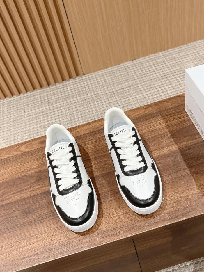 repliche,replica,perfette,siti di,affidabili,migliori siti,dove comprare,1:1,scarpe da ginnastica Le nuove scarpe bianche a righe a contrasto di Celine