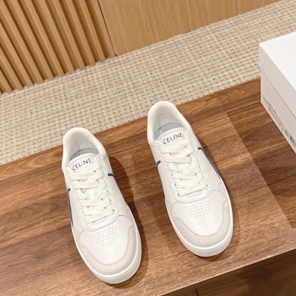 repliche,replica,perfette,siti di,affidabili,migliori siti,dove comprare,1:1,scarpe da ginnastica Le nuove scarpe bianche a righe a contrasto di Celine