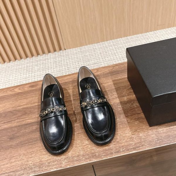 repliche,replica,perfette,siti di,affidabili,migliori siti,dove comprare,1:1,scarpe da ginnastica [Versione top] Mocassini Chanel con doppia C con fibbia a cuore