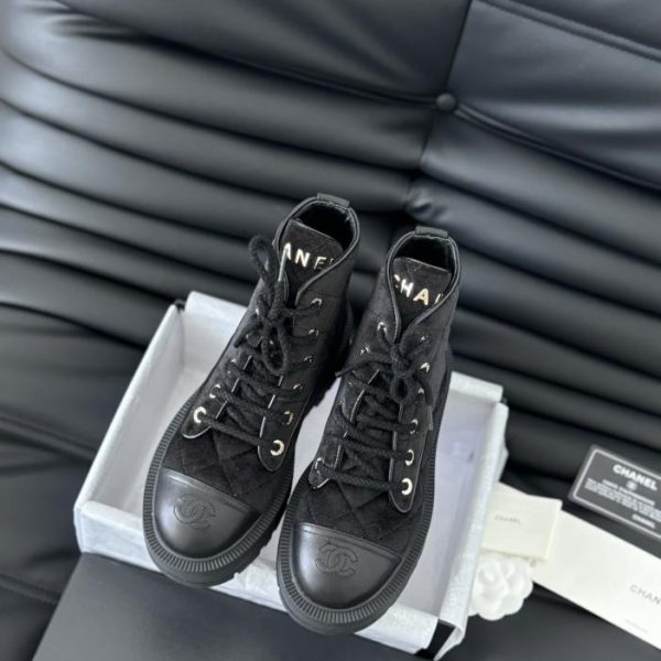 repliche,replica,perfette,siti di,affidabili,migliori siti,dove comprare,1:1,scarpe da ginnastica [Versione top] Stivaletti corti di alta qualità fatti a mano della serie Chanel B autunno e inverno