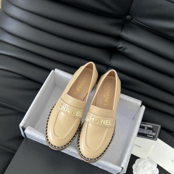 [Versione top] Nuovi mocassini con catena Chanel B