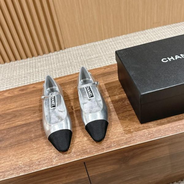 repliche,replica,perfette,siti di,affidabili,migliori siti,dove comprare,1:1,scarpe da ginnastica [Versione top] Ballerine Chanel Mary Jane con punta quadrata