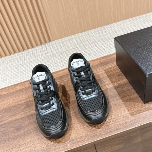 repliche,replica,perfette,siti di,affidabili,migliori siti,dove comprare,1:1,scarpe da ginnastica Sneaker Chanel Horn King color oro e argento