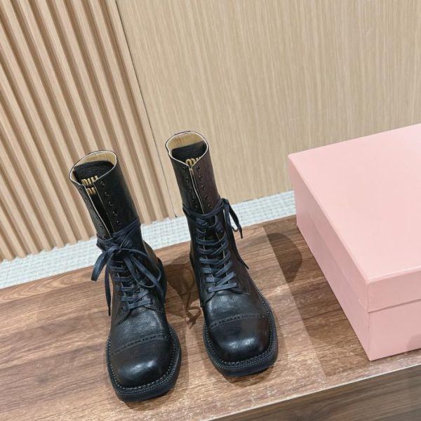 repliche,replica,perfette,siti di,affidabili,migliori siti,dove comprare,1:1,scarpe da ginnastica [Versione top] Stivali retrò e stivaletti Miu Miu