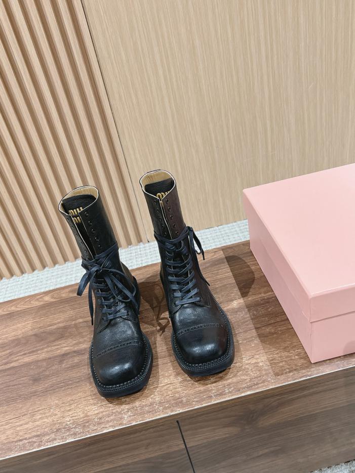 repliche,replica,perfette,siti di,affidabili,migliori siti,dove comprare,1:1,scarpe da ginnastica [Versione top] Stivali retrò e stivaletti Miu Miu