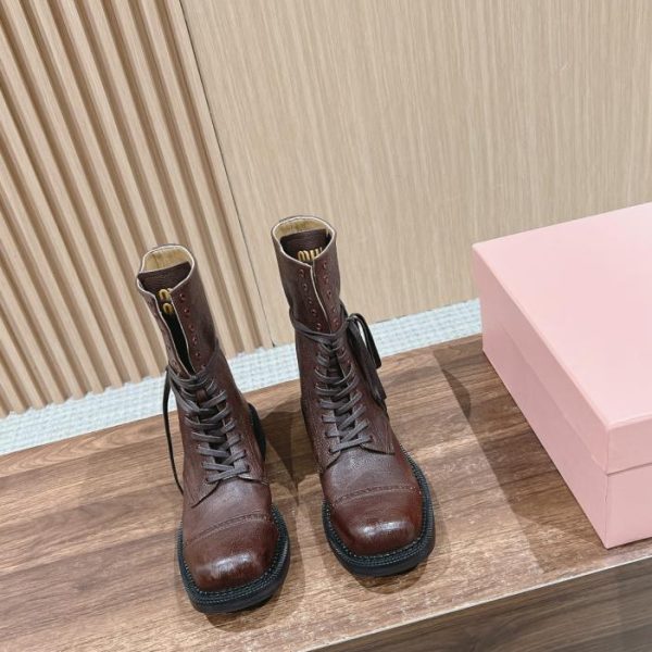 repliche,replica,perfette,siti di,affidabili,migliori siti,dove comprare,1:1,scarpe da ginnastica [Versione top] Stivali retrò e stivaletti Miu Miu