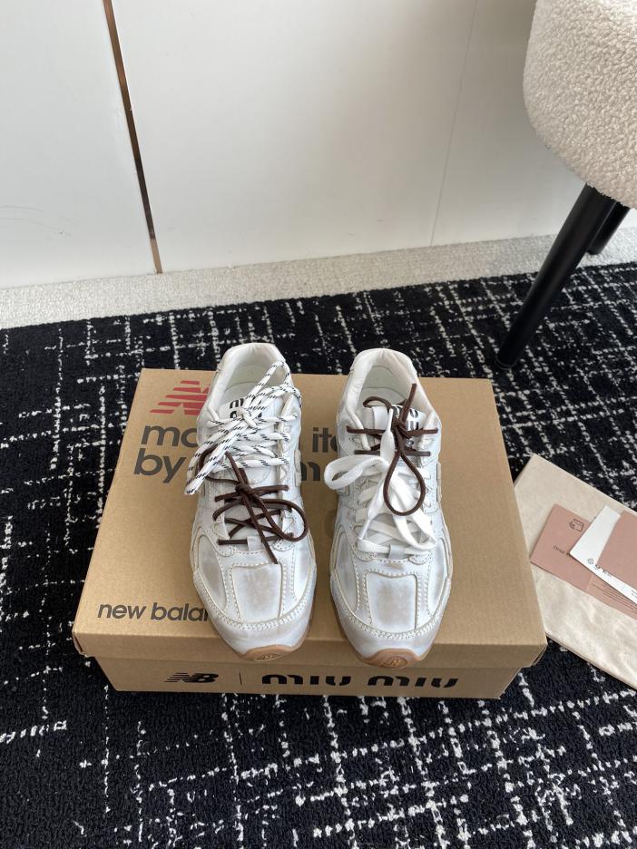 repliche,replica,perfette,siti di,affidabili,migliori siti,dove comprare,1:1,scarpe da ginnastica [Versione top] Sneakers retrò MIU MIU*NEW BALANCE 530