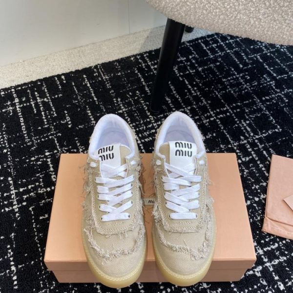 repliche,replica,perfette,siti di,affidabili,migliori siti,dove comprare,1:1,scarpe da ginnastica [Versione top] Sneakers stringate Miu Miu
