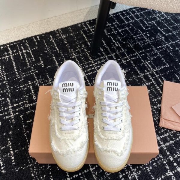 repliche,replica,perfette,siti di,affidabili,migliori siti,dove comprare,1:1,scarpe da ginnastica [Versione top] Sneakers stringate Miu Miu