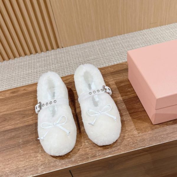 [Versione top] Miu Miu nuove scarpe pelose autunnali e invernali
