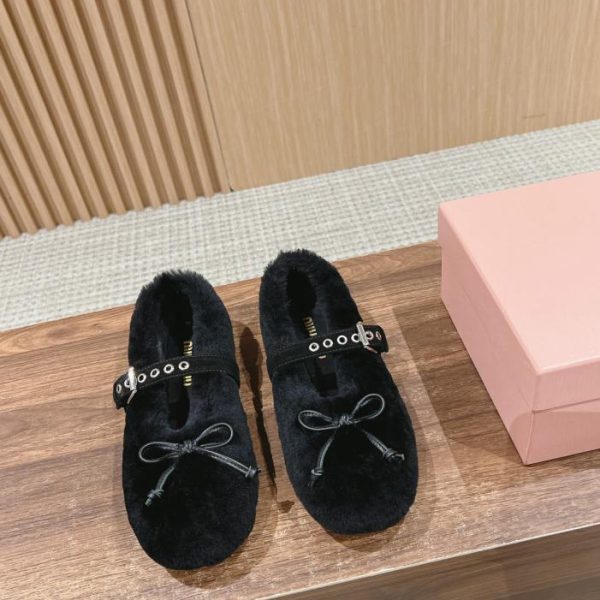 [Versione top] Miu Miu nuove scarpe pelose autunnali e invernali