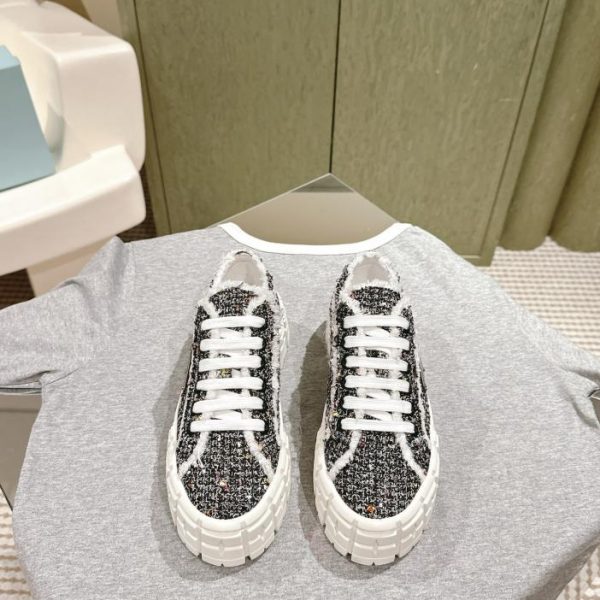 repliche,replica,perfette,siti di,affidabili,migliori siti,dove comprare,1:1,scarpe da ginnastica [Versione top] Prada nuove scarpe bianche con la suola spessa