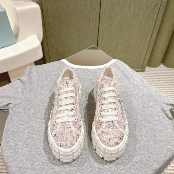 repliche,replica,perfette,siti di,affidabili,migliori siti,dove comprare,1:1,scarpe da ginnastica [Versione top] Prada nuove scarpe bianche con la suola spessa