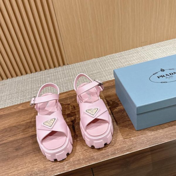 repliche,replica,perfette,siti di,affidabili,migliori siti,dove comprare,1:1,scarpe da ginnastica [Versione top] Sandali Prada in gomma con la suola spessa