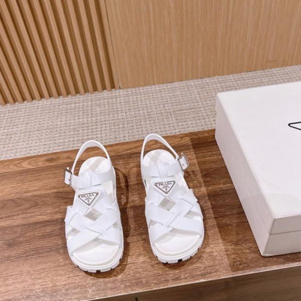 [Versione top] Sandali in gomma Prada