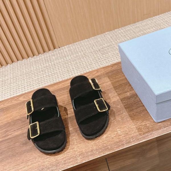 repliche,replica,perfette,siti di,affidabili,migliori siti,dove comprare,1:1,scarpe da ginnastica [Versione top] Sandali Prada in feltro diavolo