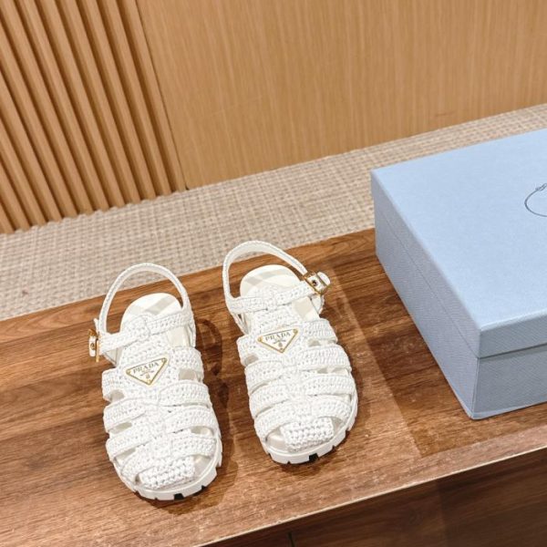 repliche,replica,perfette,siti di,affidabili,migliori siti,dove comprare,1:1,scarpe da ginnastica [Versione top] Prada nuovi sandali in rafia primaverili ed estivi