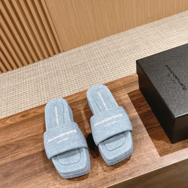 [Versione top] Alexander Wang24 nuove pantofole con la suola spessa