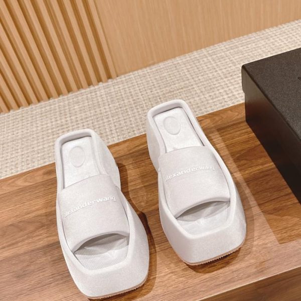 repliche,replica,perfette,siti di,affidabili,migliori siti,dove comprare,1:1,scarpe da ginnastica [Versione top] Ciabatte Alexander Wang con punta quadrata e suola spessa