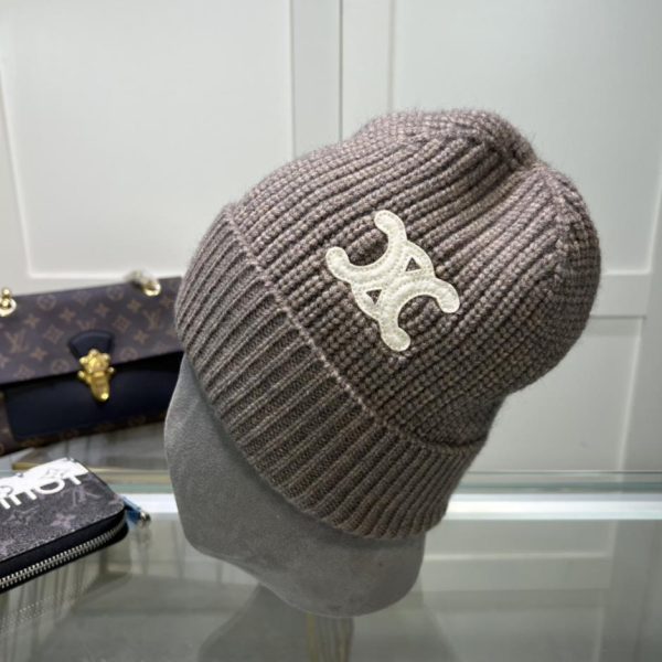 repliche,replica,perfette,siti di,affidabili,migliori siti,dove comprare,1:1,scarpe da ginnastica Cappello lavorato a maglia CELINE in lana, stesso stile per uomo e donna