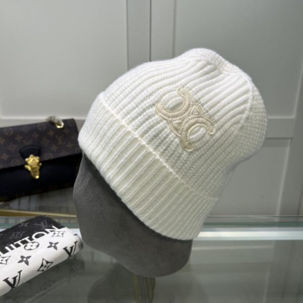 repliche,replica,perfette,siti di,affidabili,migliori siti,dove comprare,1:1,scarpe da ginnastica Cappello lavorato a maglia CELINE in lana, stesso stile per uomo e donna
