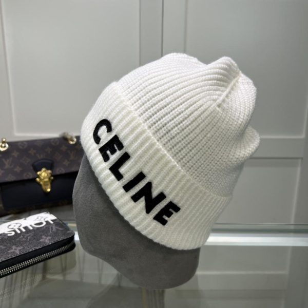 repliche,replica,perfette,siti di,affidabili,migliori siti,dove comprare,1:1,scarpe da ginnastica Cappello lavorato a maglia CELINE in lana, stesso stile per uomo e donna