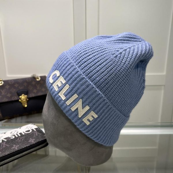 repliche,replica,perfette,siti di,affidabili,migliori siti,dove comprare,1:1,scarpe da ginnastica Cappello lavorato a maglia CELINE in lana, stesso stile per uomo e donna