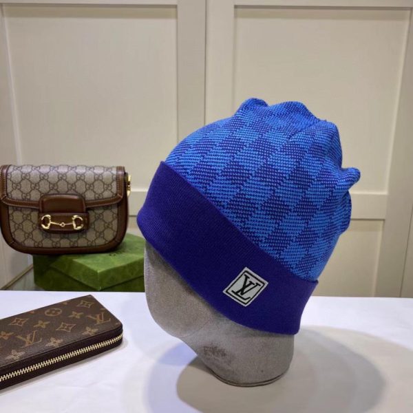 repliche,replica,perfette,siti di,affidabili,migliori siti,dove comprare,1:1,scarpe da ginnastica Cappello lavorato a maglia Louis Vuitton in materiale cashmere per uomo e donna