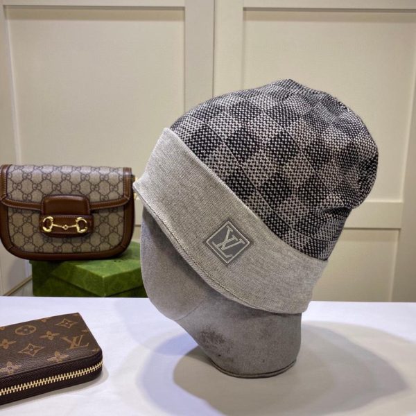 repliche,replica,perfette,siti di,affidabili,migliori siti,dove comprare,1:1,scarpe da ginnastica Cappello lavorato a maglia Louis Vuitton in materiale cashmere per uomo e donna