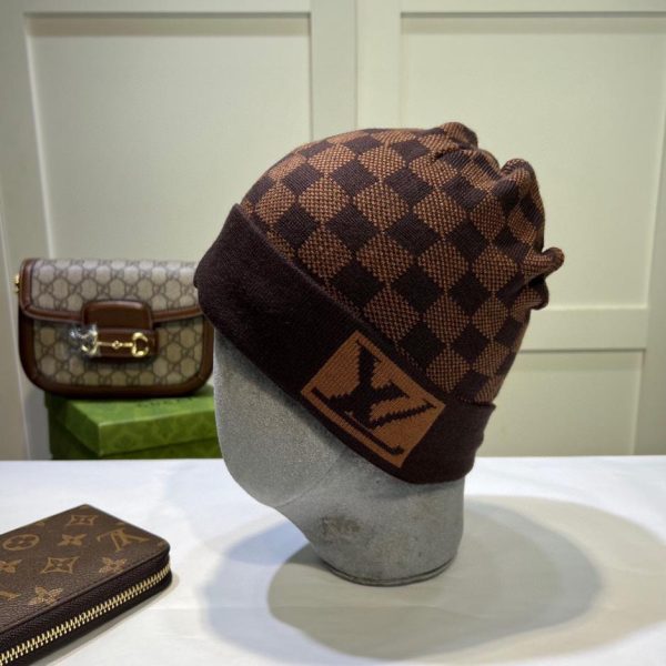 repliche,replica,perfette,siti di,affidabili,migliori siti,dove comprare,1:1,scarpe da ginnastica Cappello lavorato a maglia Louis Vuitton in materiale cashmere per uomo e donna